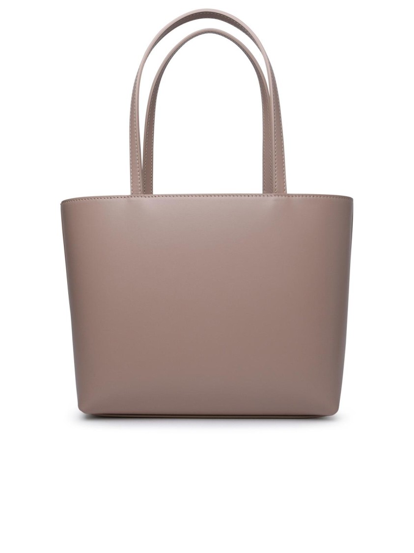DOLCE&GABBANA＊スモールBAG（SHOPPING BAG IN CALF LEATHER） Small calfskin DG Logo Bag shopper in Black for Women