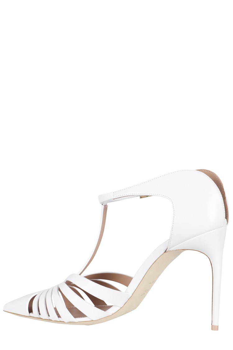 Malone Souliers Jennifer Cutout T-strap Mule Pumps