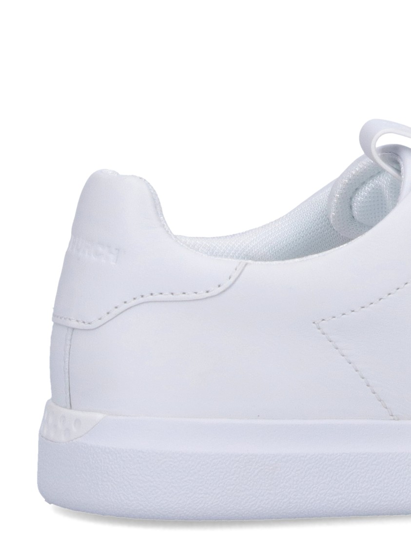 TORY BURCH TORY BURCH WHITE NAPPA 'HOWELL COURT' SNEAKERS – WHITE