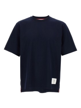 Tシャツ・カットソー THOM BROWNE FW24 'RWB' shirt (MWL407CF0351 415) Thom Browne RWB Stripe Detail Sleeve Shirt | White | FARFETCH
