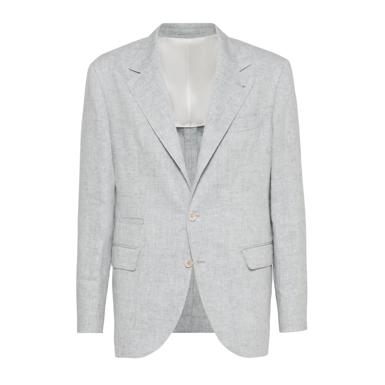 Shop Brunello Cucinelli Suit-type Jacket In Grey