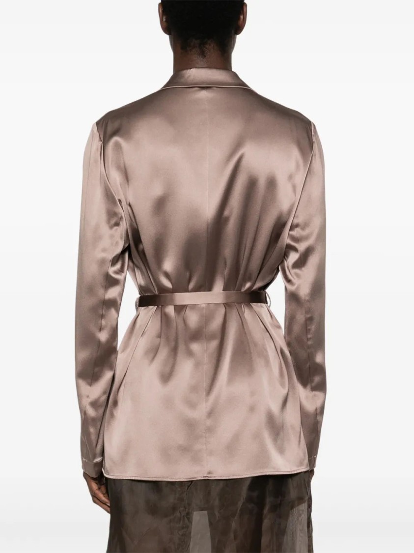 Joseph Lapel Long-sleeved Suit Jacket In Neutrals