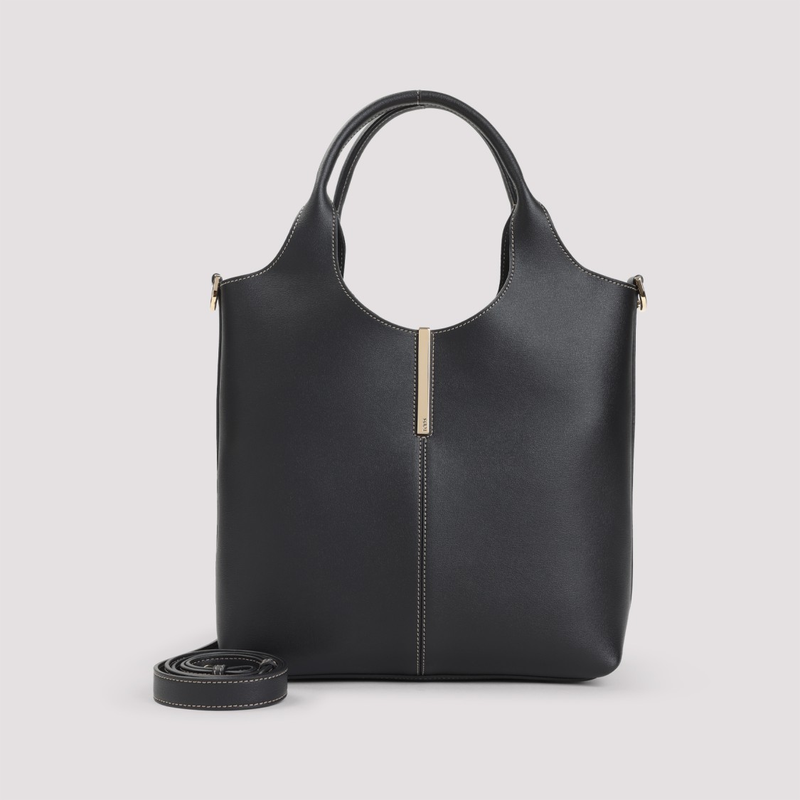 Tod's Ebr Double Handles Little Bag In Black