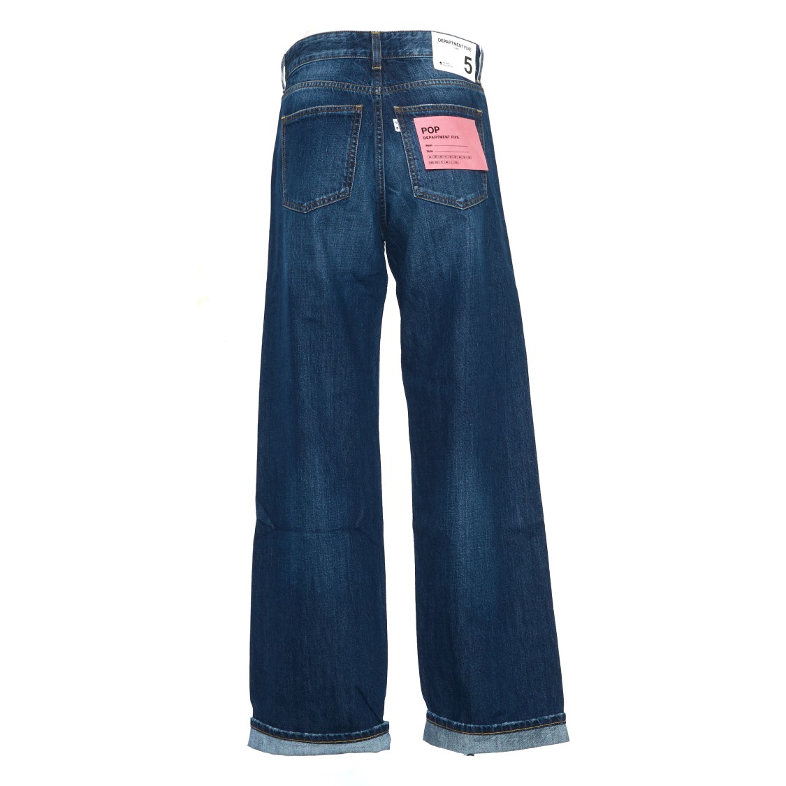 Department Five Wide Leg Mid-rise Jeans In Blue