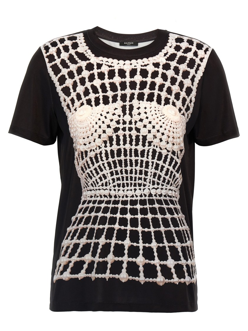 Balmain Women Trompe L'oeil T-shirt
