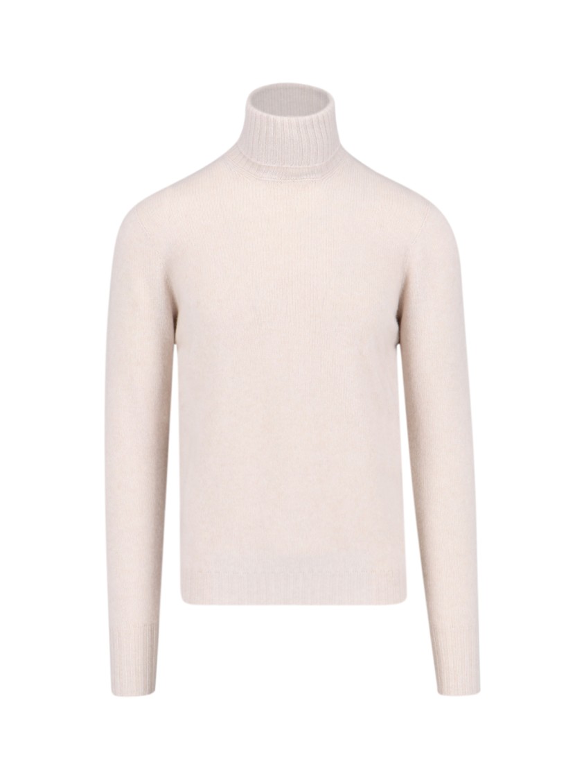 Drumohr Ribbed Turtleneck Sweater Long Sleeves