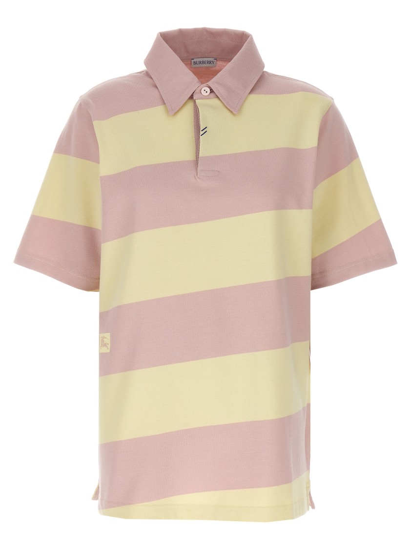 Burberry Cotton Polo In Multi