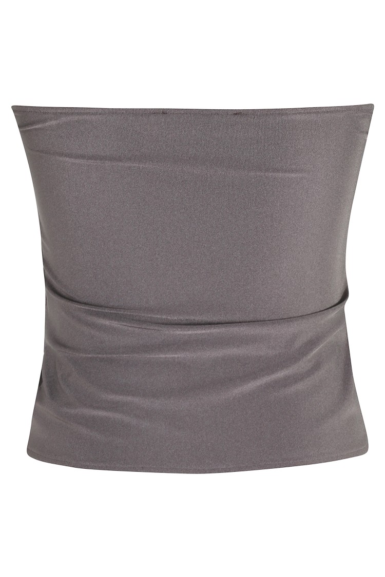 Coperni Multi Buckle Top In Gray