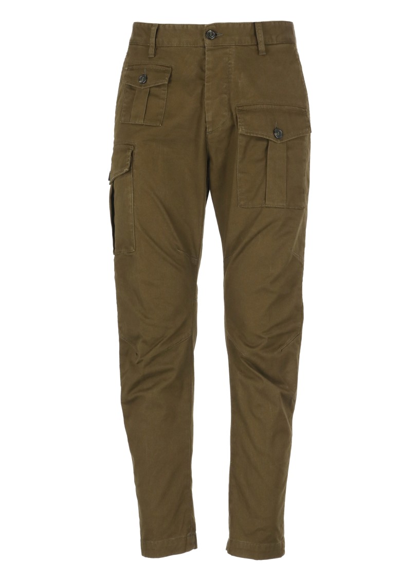 Dsquared2 Sexy Cargo Pants In Green