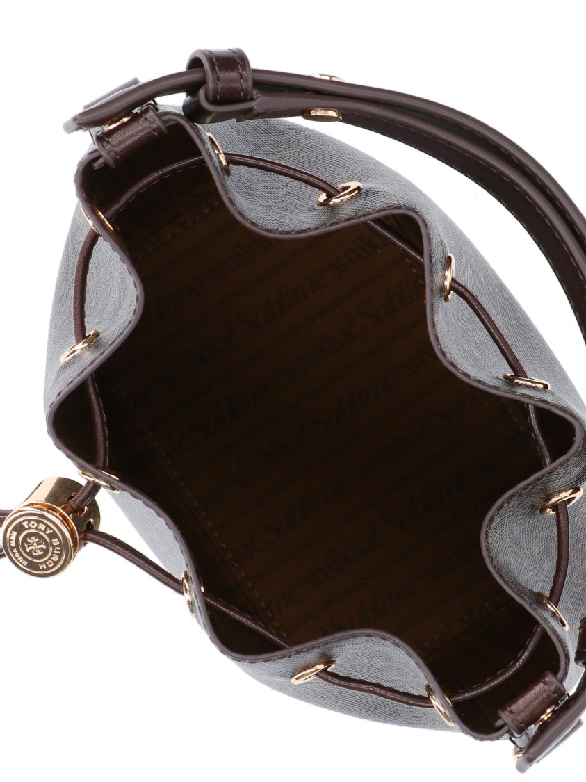 Tory Burch Mini Bucket Bag "t Monogram"