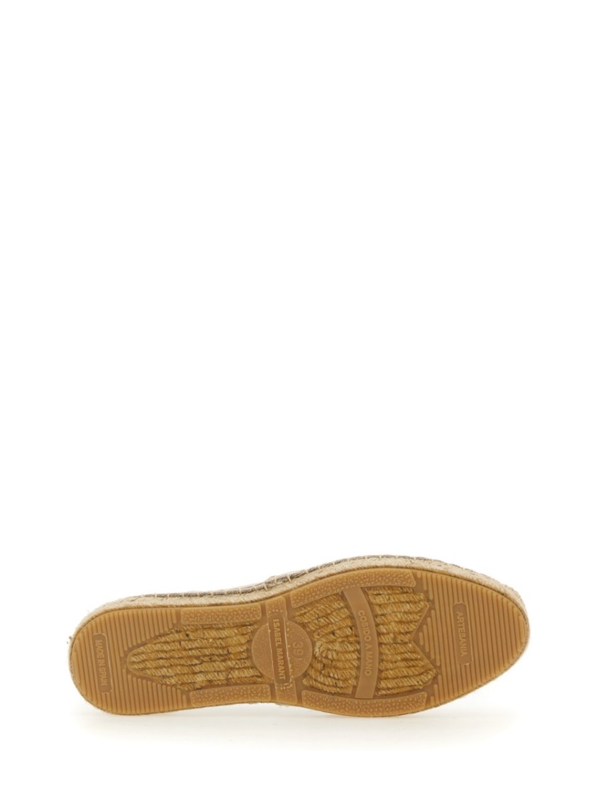 Shop Isabel Marant Classic Slip-on Espadrilles With Logo Detail In Pink