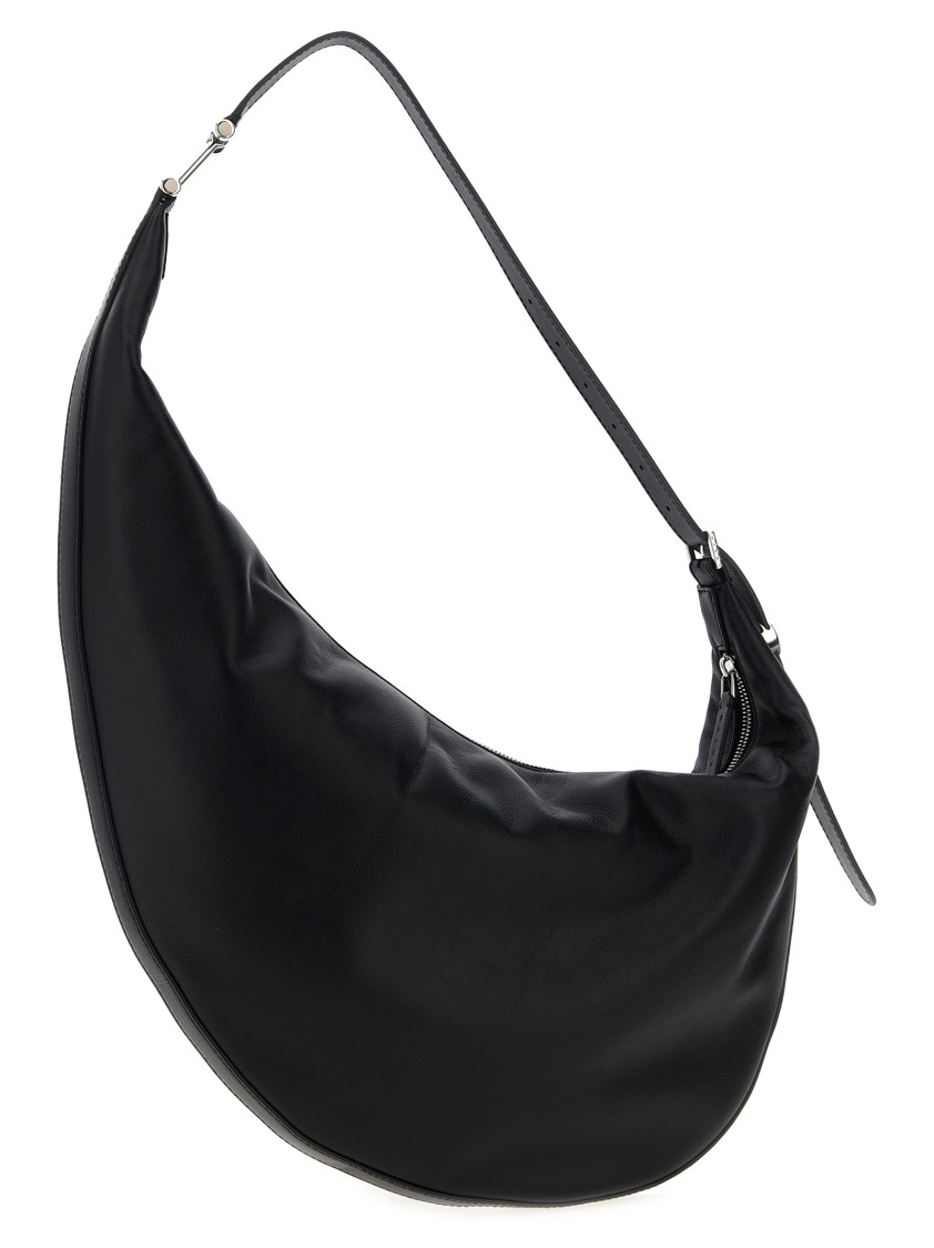 Marni Smooth Adjustable Strap Shoulder Bag In Black