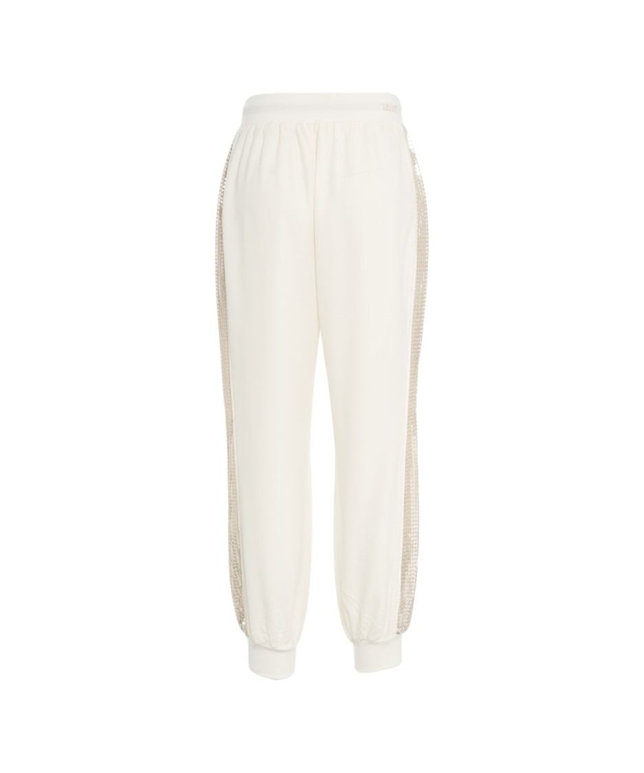 LIU •JO LIU JO JOGGERS WITH PAILLETTES AND SLIP POCKETS
