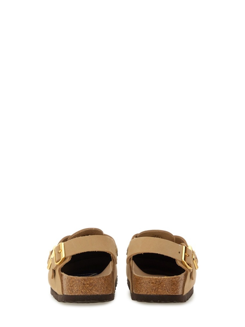 Birkenstock Beige Suede Tokio Ii Slippers In Neutrals