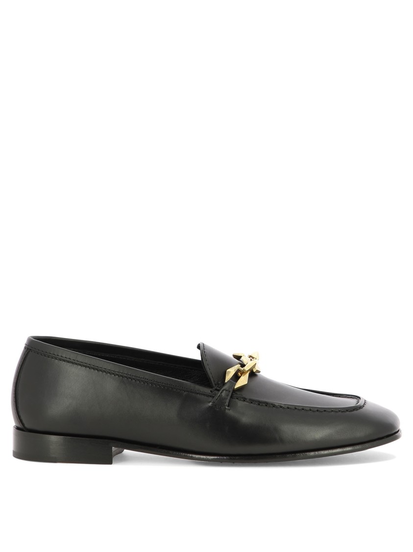 Jimmy Choo "diamond Tilda" Loafers In Black