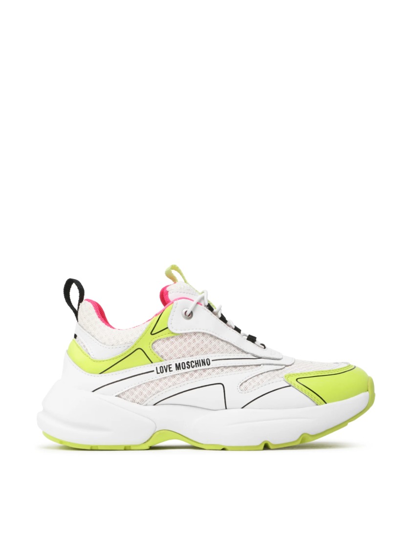 Moschino Sporty Mix Sneakers In White