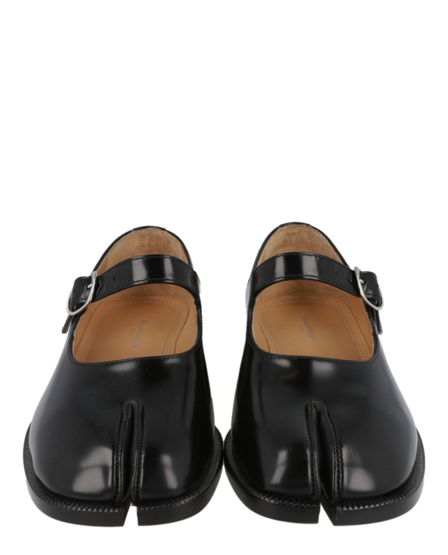 Maison Margiela Tabi Mary-janes In Black