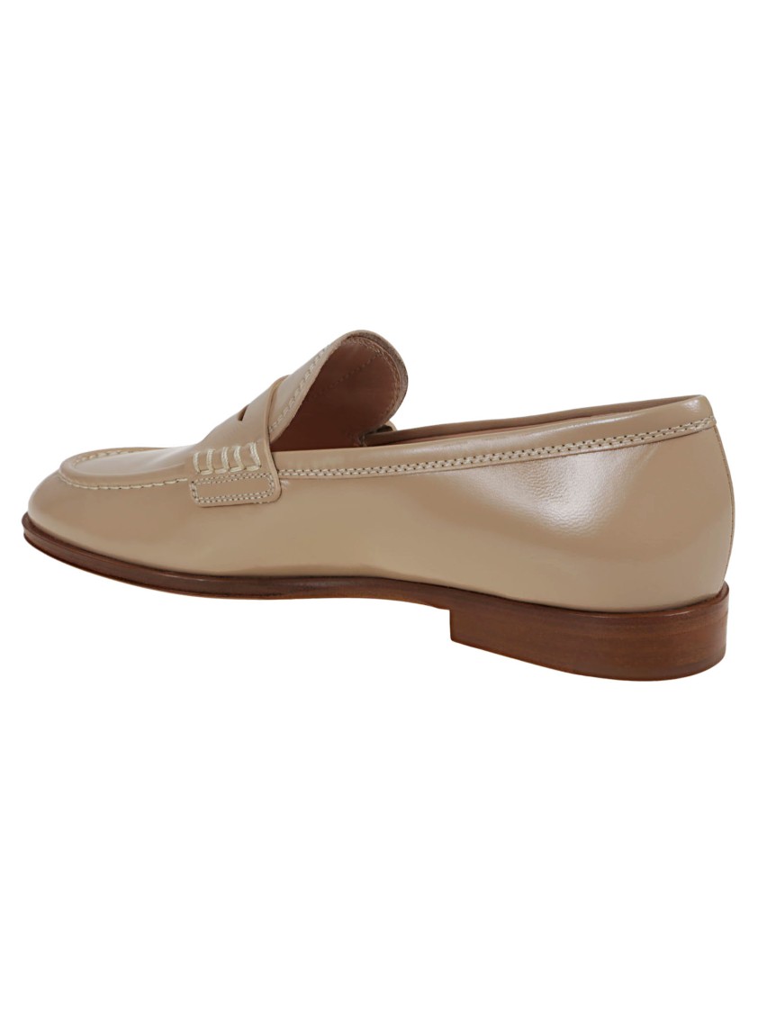 Gianvito Rossi Georgie Moccasin In Super Soft Leather In Neutrals
