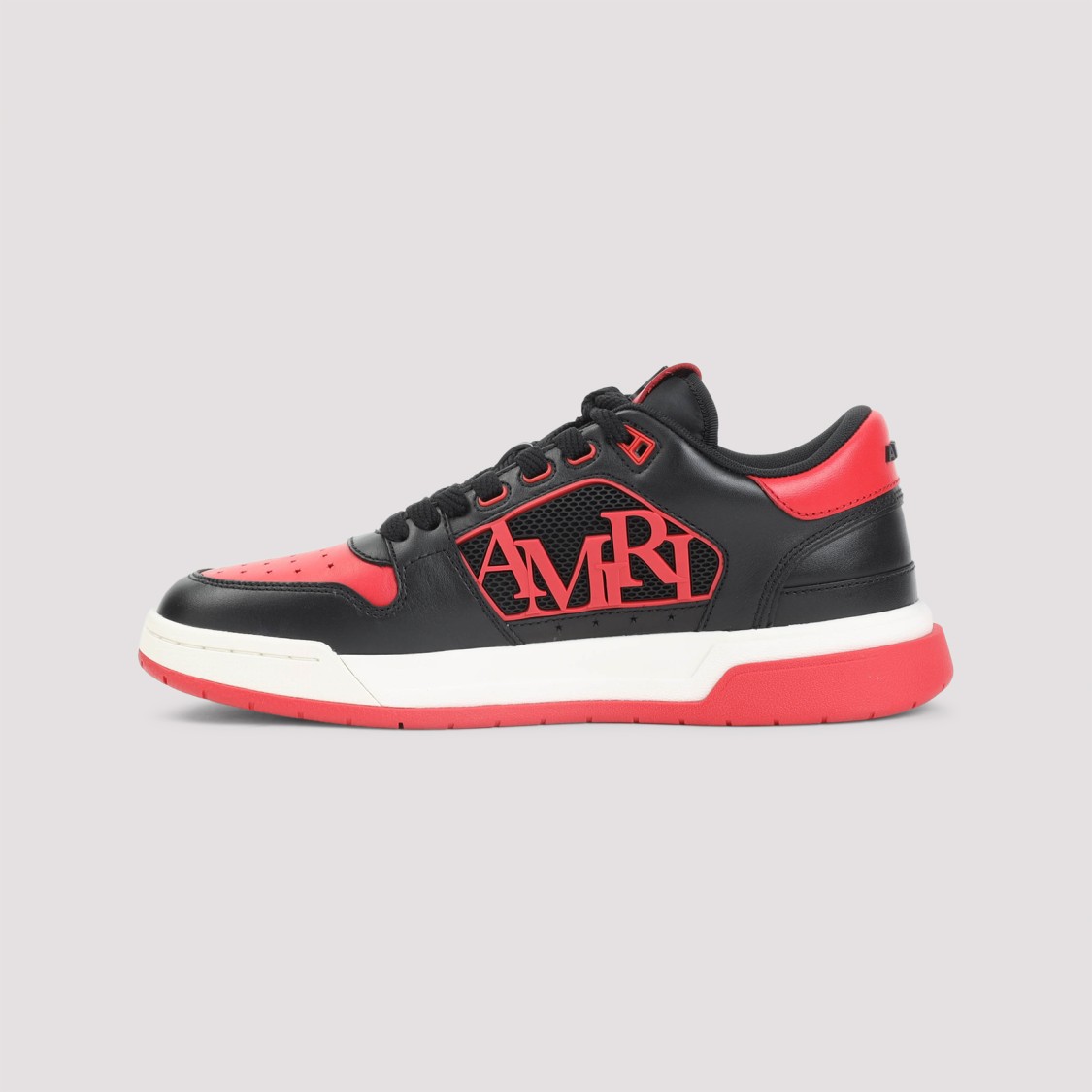 Amiri Low Top Sneakers With Round Toe And Perforated Patch