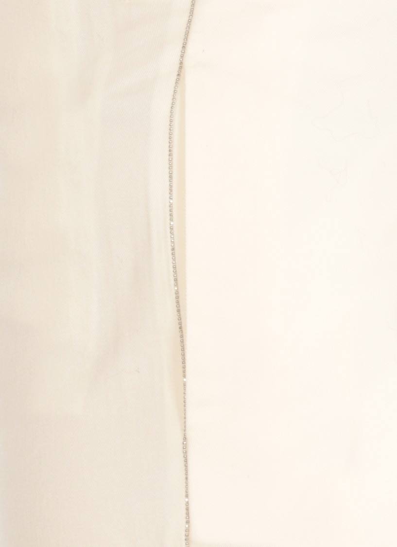 Fabiana Filippi High-waist Straight-leg Trousers In White