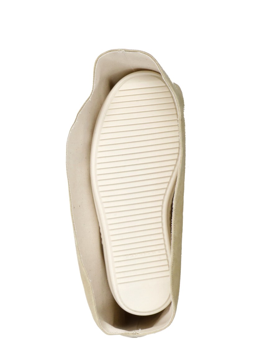 Rick Owens Drkshdw Drkshdw By Rick Owens Beige Beige Cotton Boots In Nude