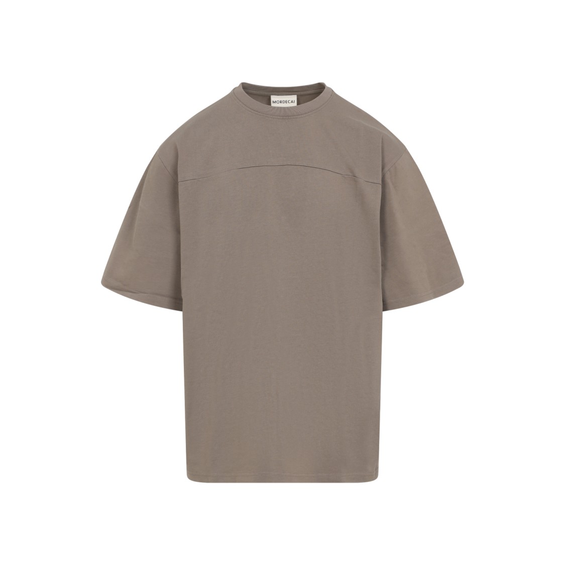 Mordecai Mud Brown Cotton Classic Fit T-shirt