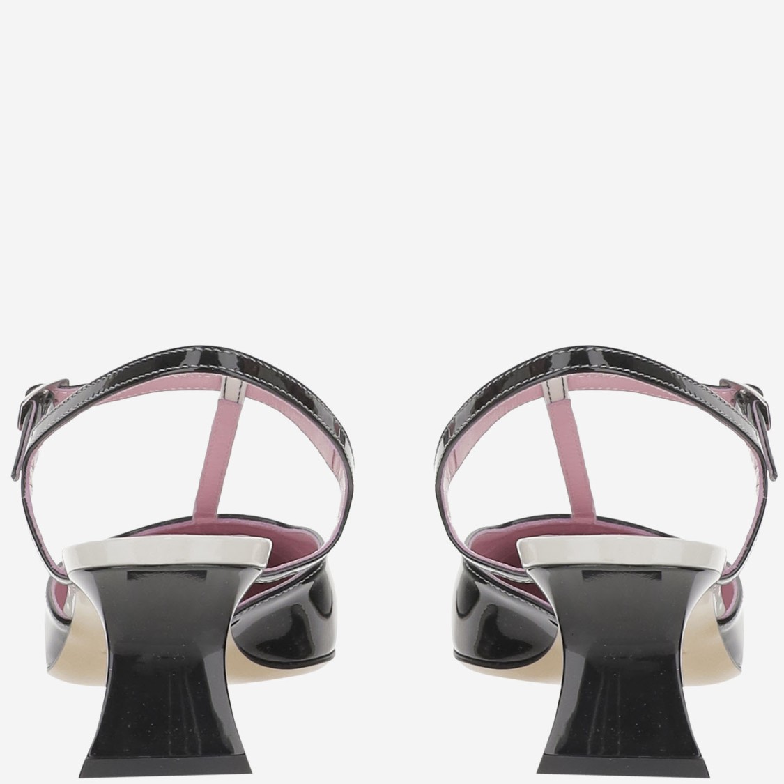 Shop Carel Patent Leather Isadora Sandals In White