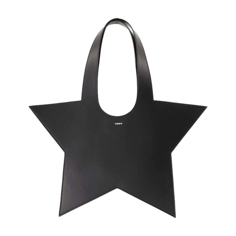 Shop Coperni Mini Star Shopper Bag - Leather - Black