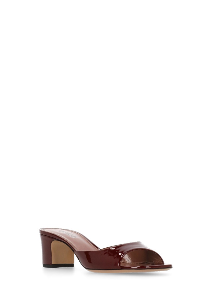 Shop Paris Texas Bordeaux Lara Mule Shoes In Black