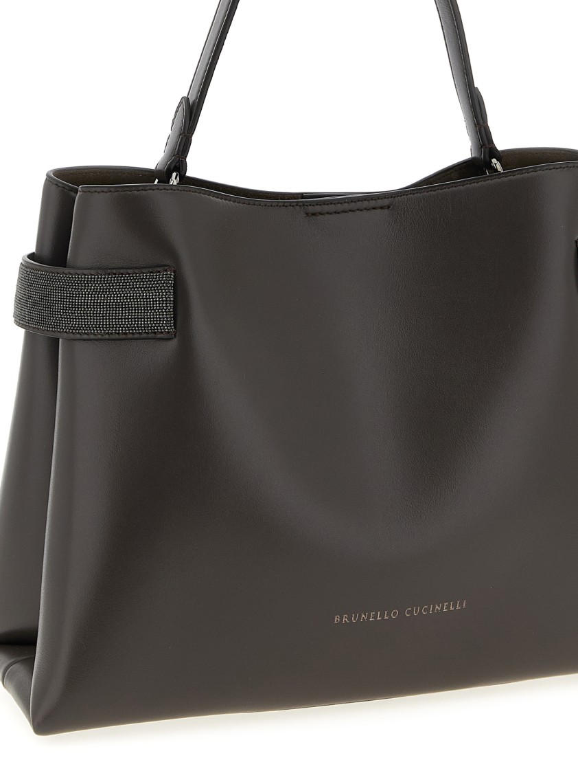 Brunello Cucinelli 'core' Tote Bag Featuring Top Handle