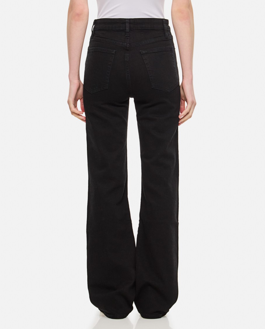 Shop Frame The Arrow Denim In Black