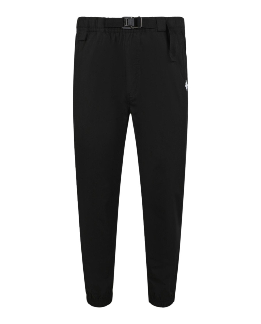 Marcelo Burlon County Of Milan Marcelo Burlon Cross Buckle Joggers In Black
