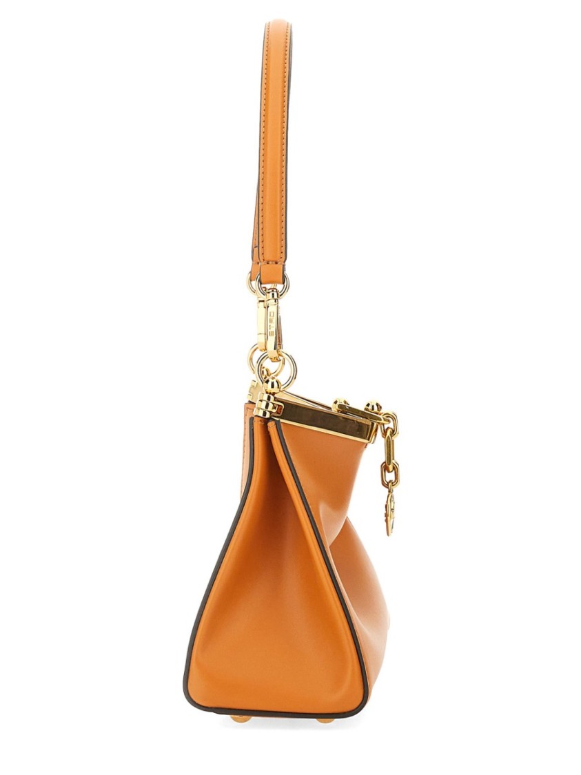 Etro Mini "sail" Bag In Orange