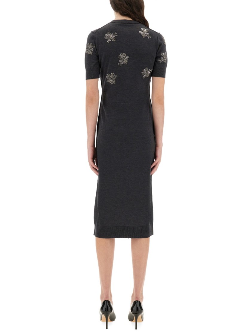 ワンピース FENDI Charcoal Stretch Wool Dress Fendi Charcoal Stretch Wool Dress | italist