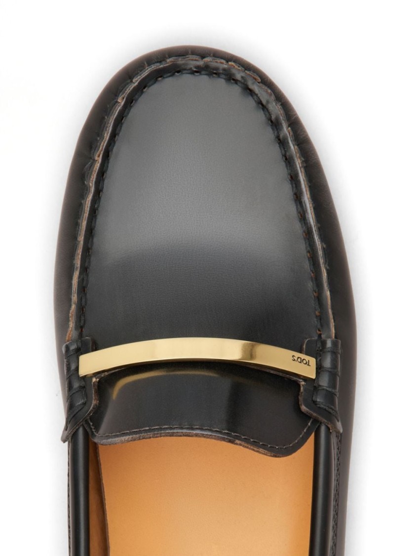 Tod's Women Gommino Leather Loafers In Black