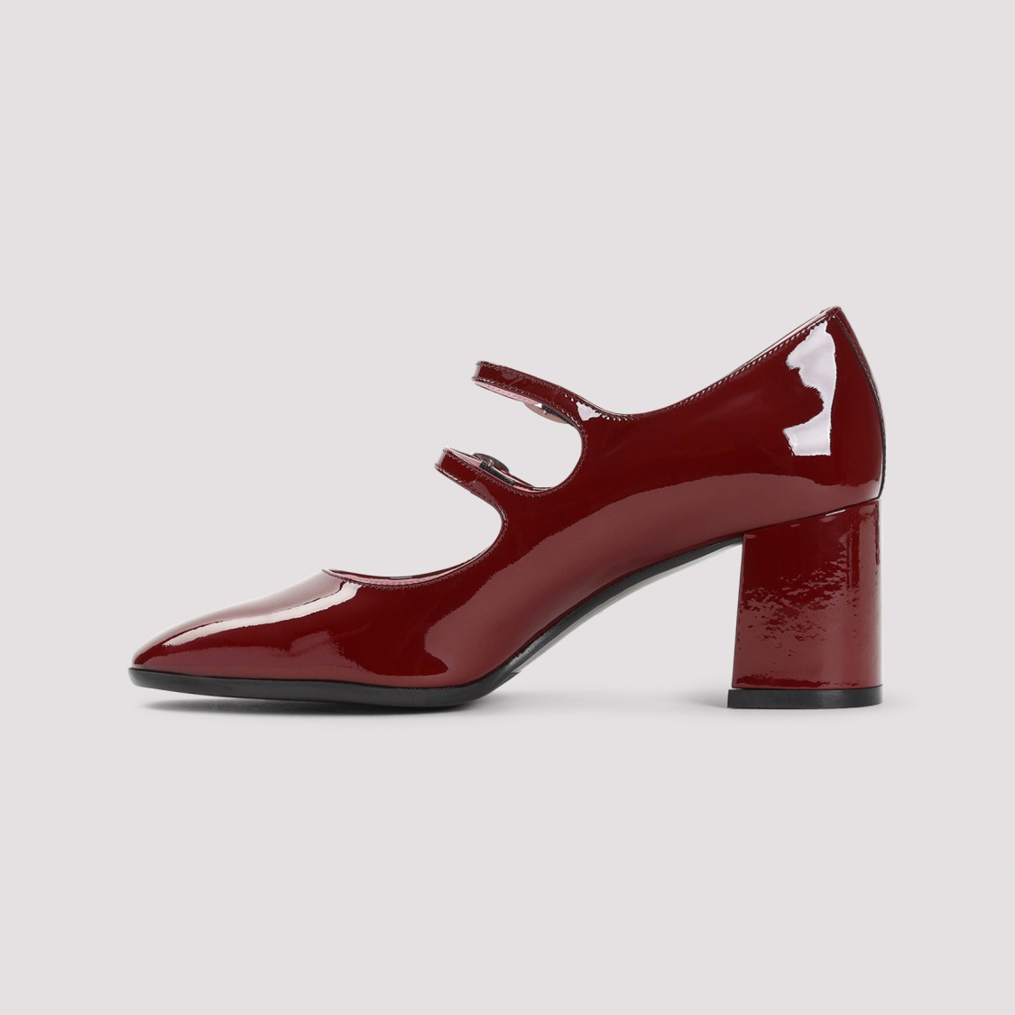 Carel Paris Woman Pumps Burgundy Size 8 Leather In Burgundy