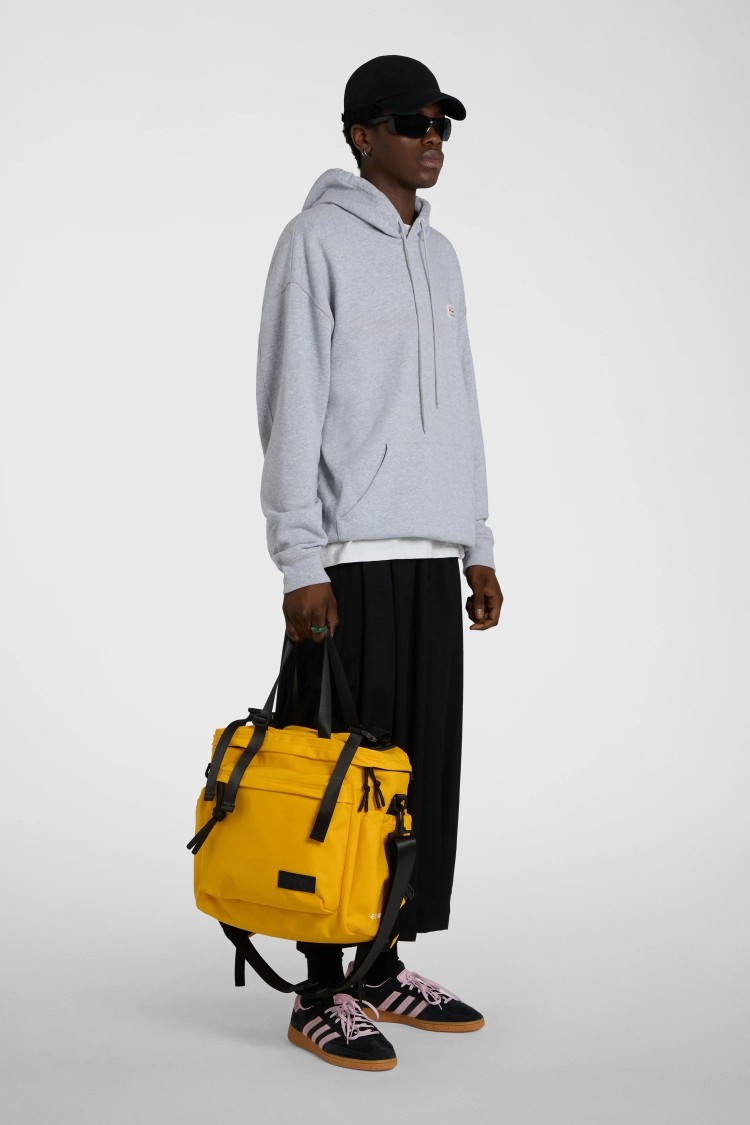 Done Spacious Yellow Backpack With Adjustable Straps