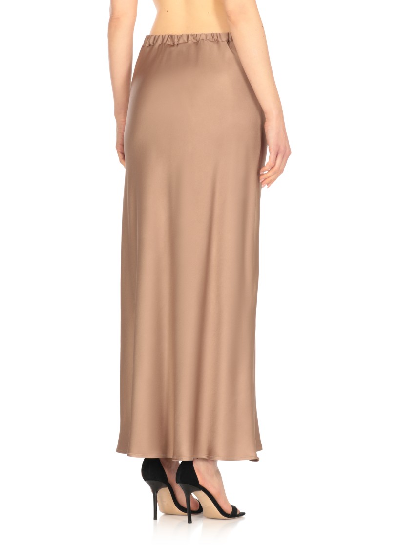 Shop Antonelli Flowing Brown Midi Skirt