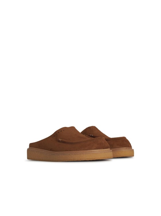 【関税＆送料込み】Marni 'Fussbet' Brown Suede Slippers Marni Fussbet' Brown Suede Slippers | THE LIST