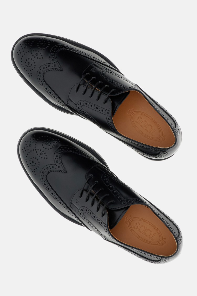 Tod's Derby Low Shoes In Black
