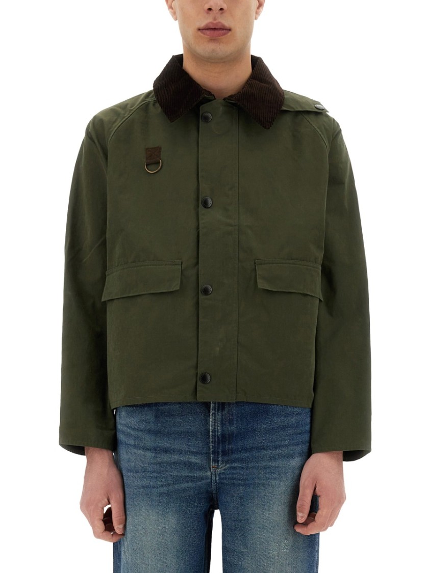 Shop Barbour Casual Jacket "spey" In Green
