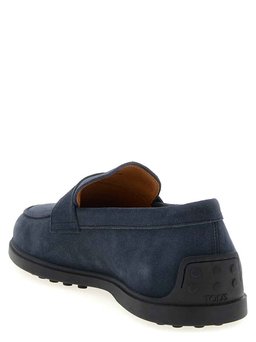 Tod's 'gomma' Loafers In Black