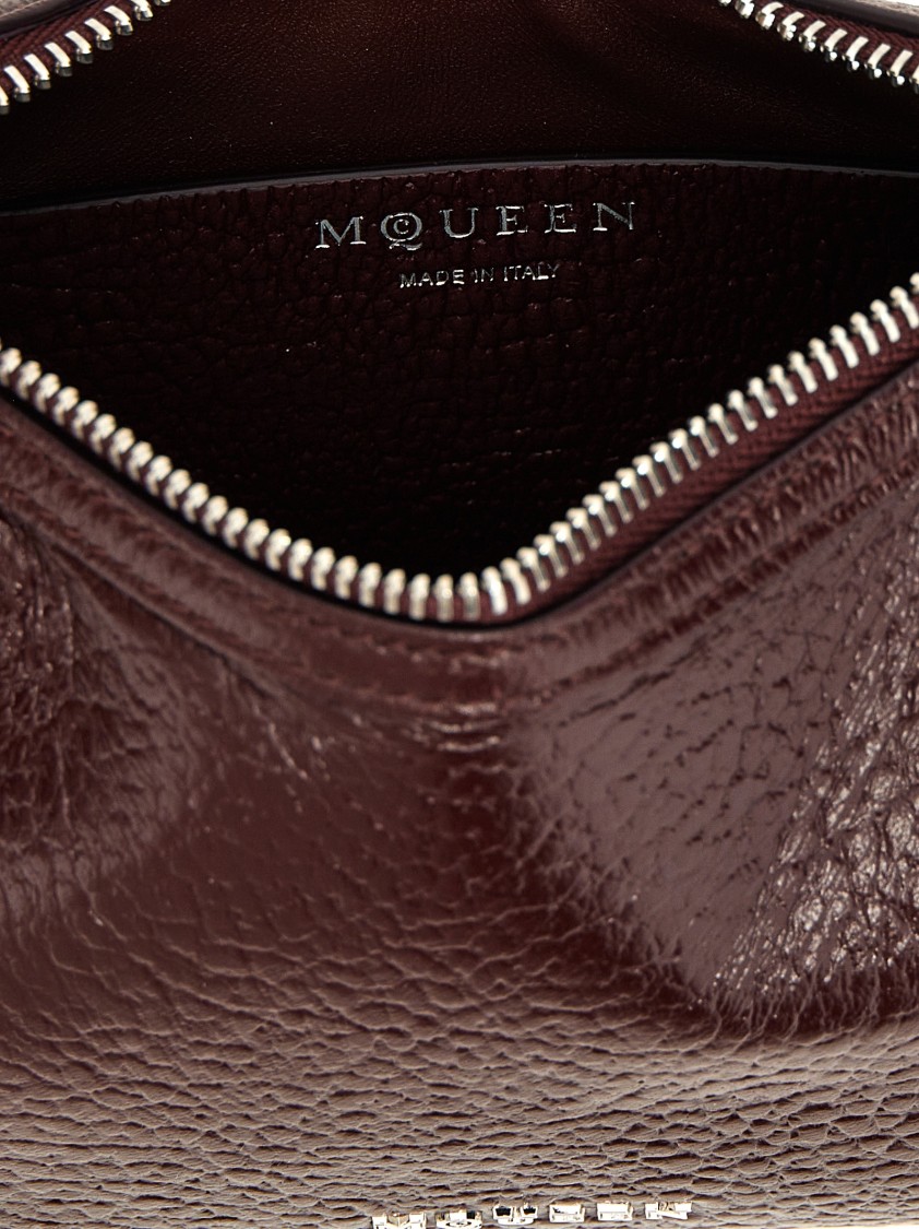 Alexander Mcqueen Mcqueen T-bar Mini Handbag In Brown