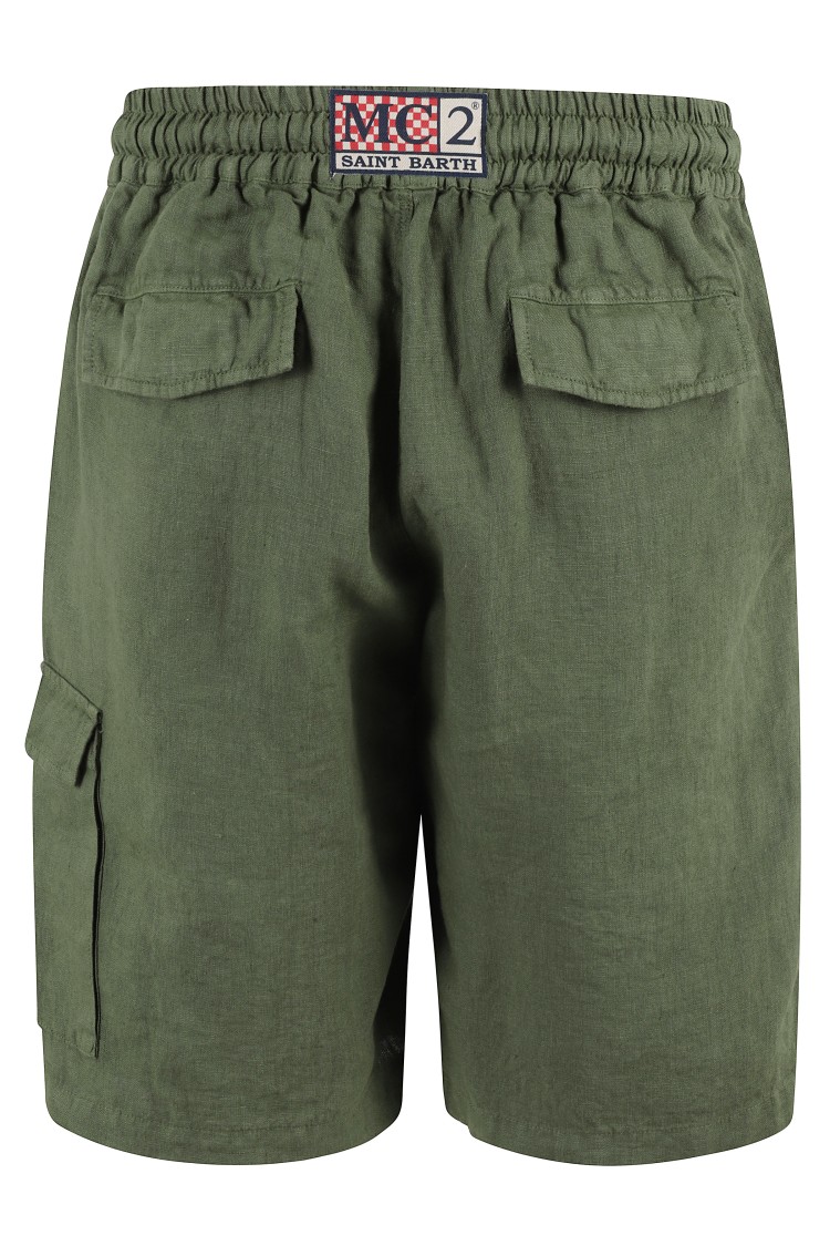 MC2 SAINT BARTH MC2 SAINT BARTH BERMUDA CHINOS CON TASCHE