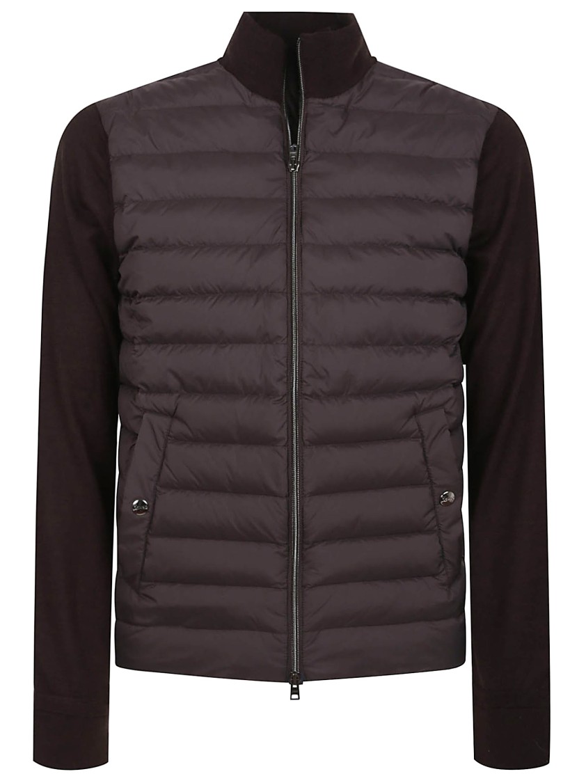Herno Cotton And Silk Jacket With Light Down Padding
