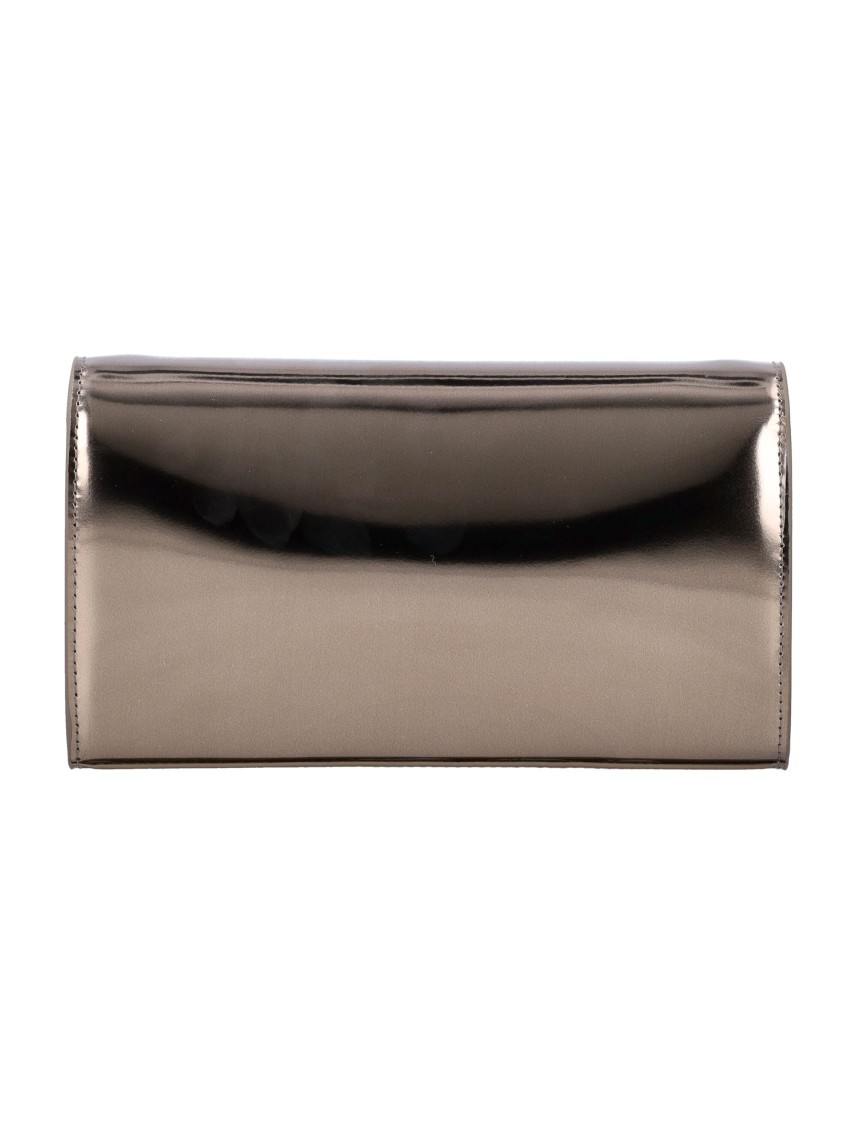 Shop Diesel 1dr Wallet Strap In Gold