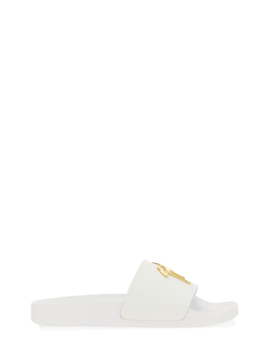 Giuseppe Zanotti Slide Sandal With Flat Sole And Open Toe