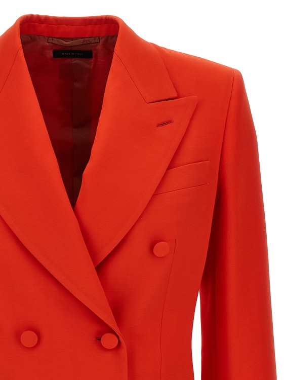 Brioni Flavia' Blazer in Red | THE LIST