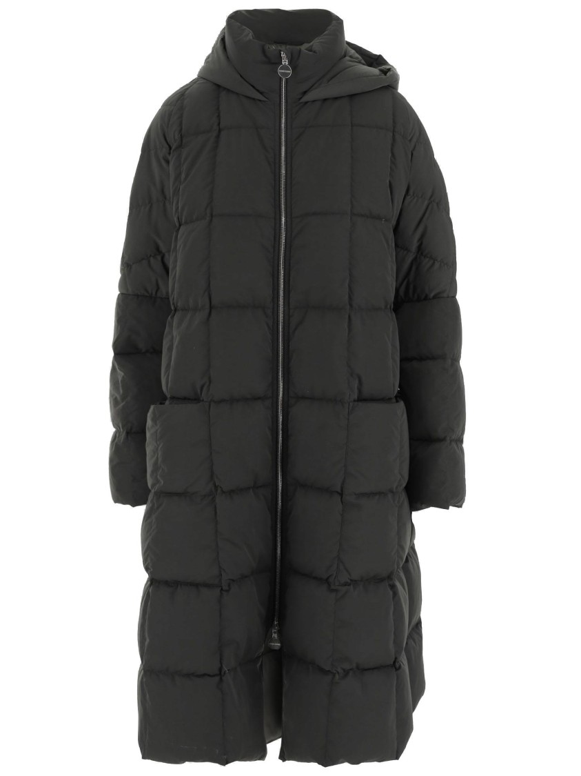 Ienki Ienki Pyramid Ennio Long Down Jacket In Black