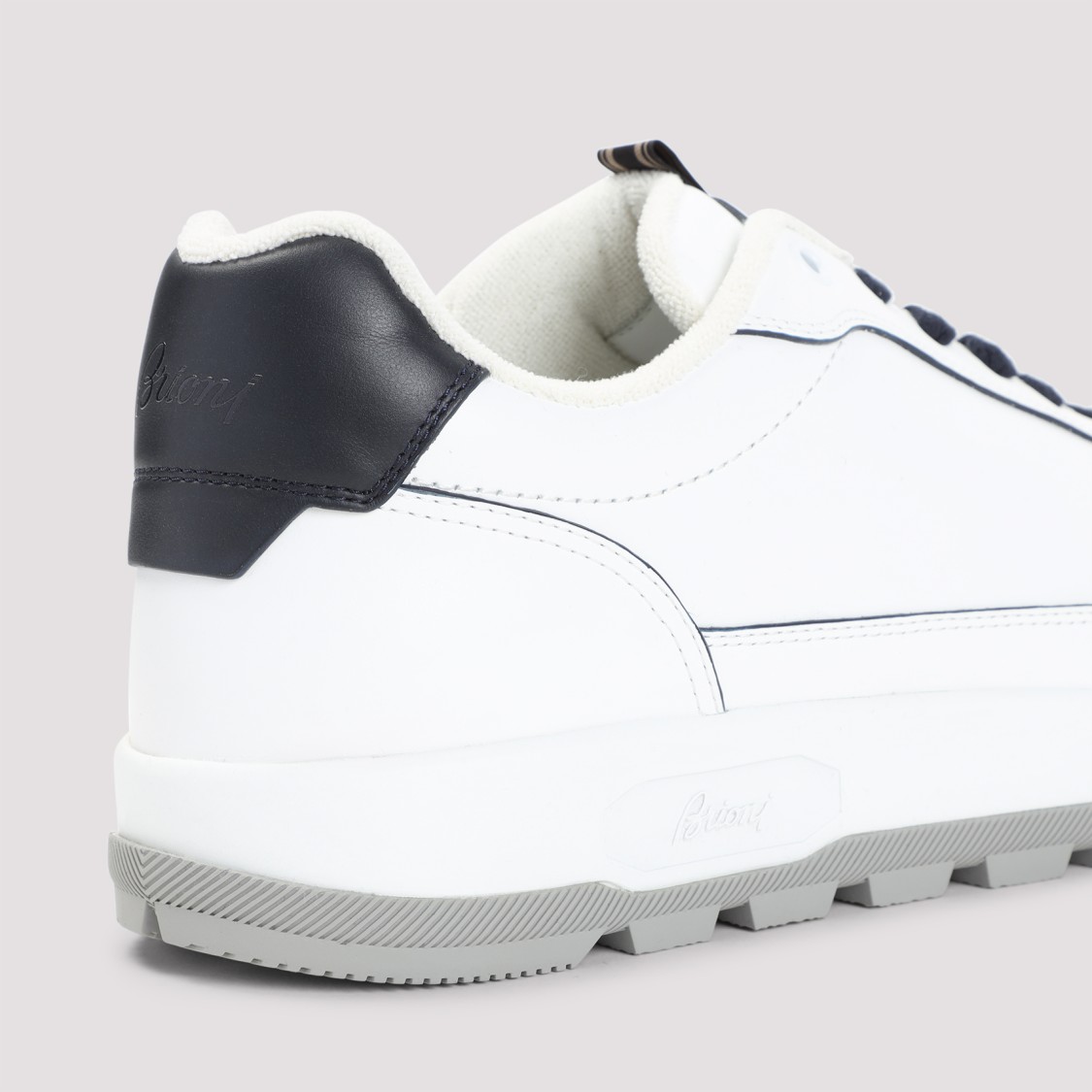 Brioni Golf White Leather Sneakers in White | THE LIST